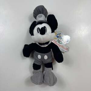 Walt Disney World Steamboat Willie Millennium 2000 Bean Bag Plush Mickey Mouse